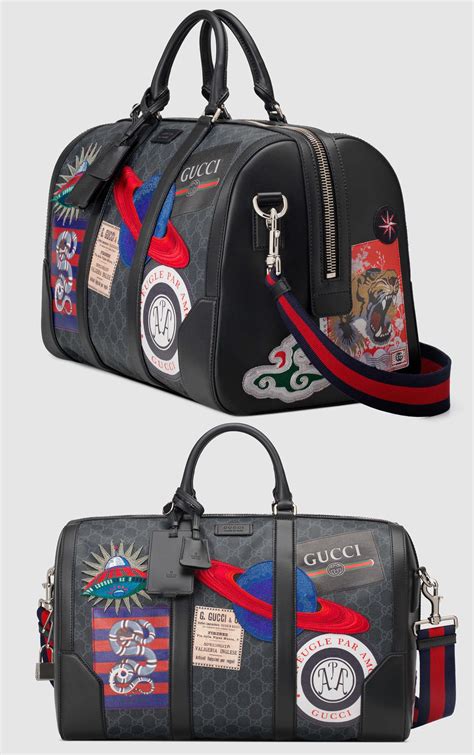 gg night courrier duffle bag|gucci supreme night courier duffle.